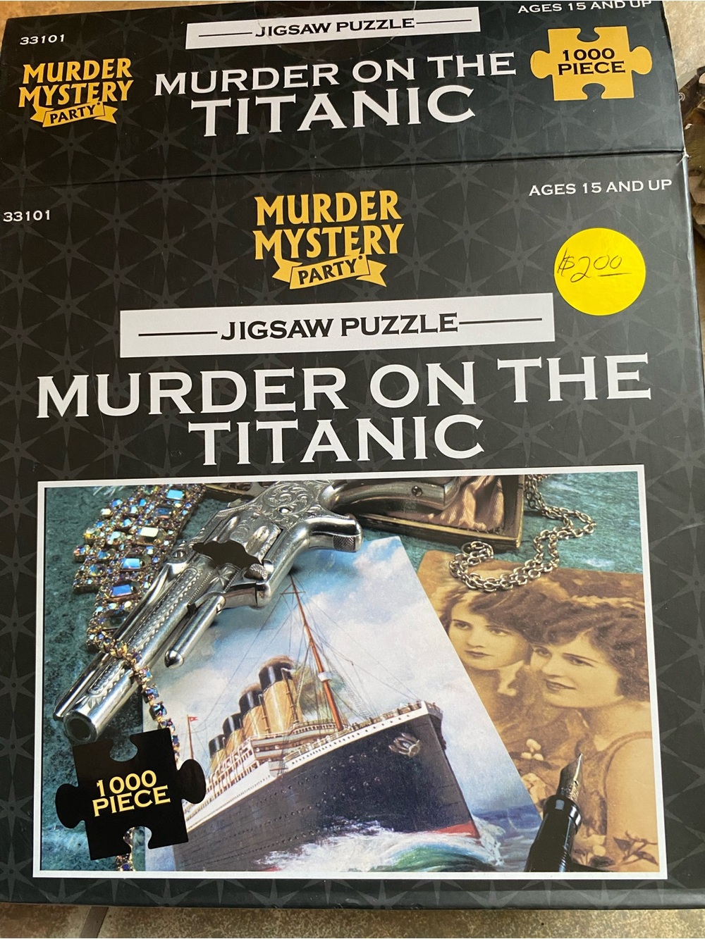 Murder On The Titanic Mystery Story and Puzzle